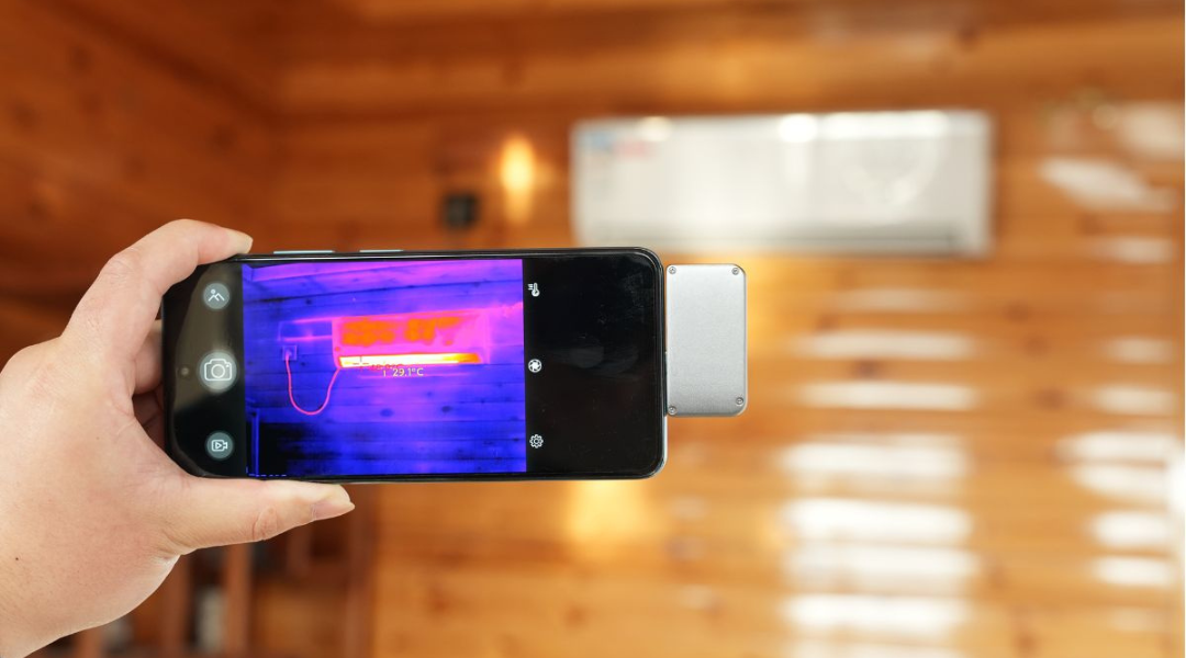 Using a Mobile Thermal Imager to Inspect Air Conditioners