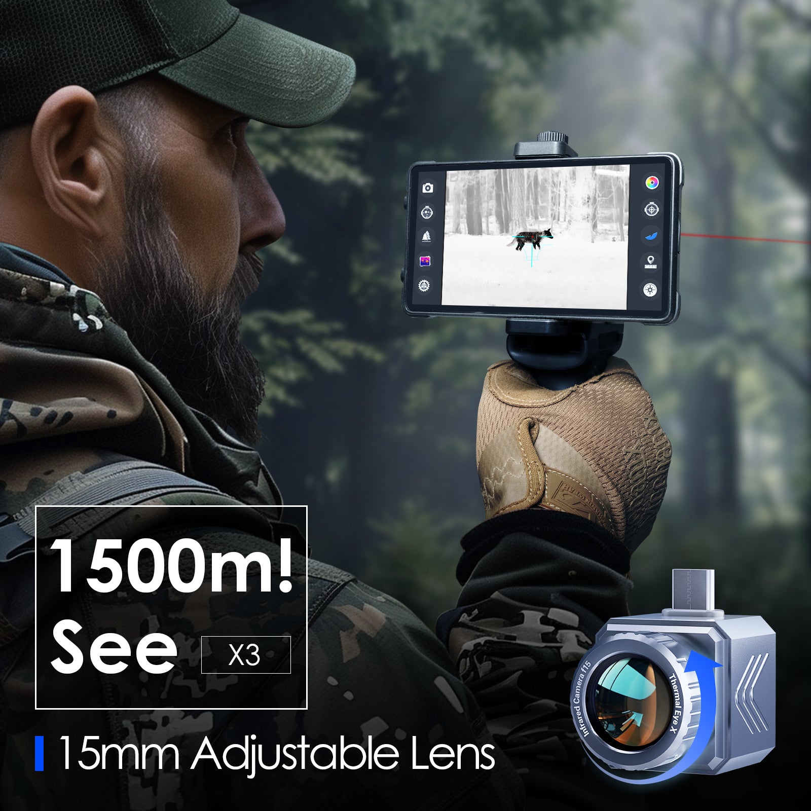 Thermal Master X3, World’s 1st Tactical Thermal