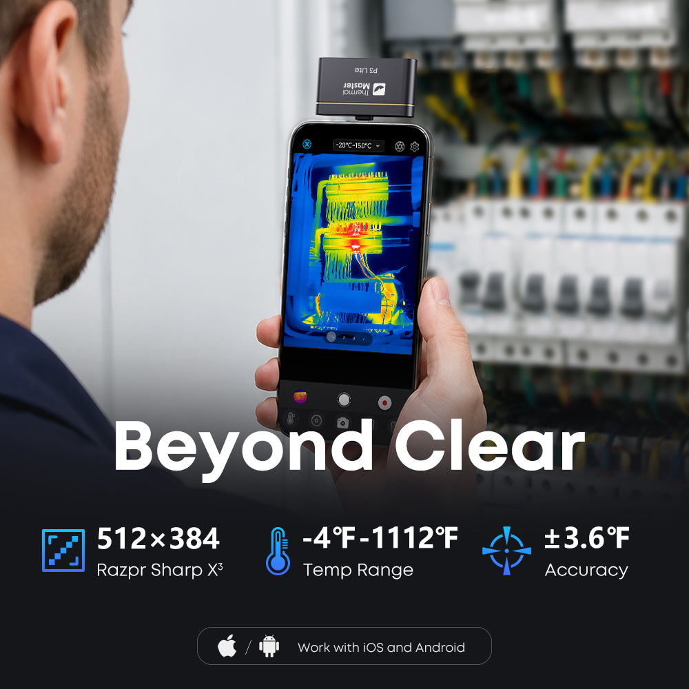 P3 Lite Thermal Camera for iPhone & Android | Beyond Clear