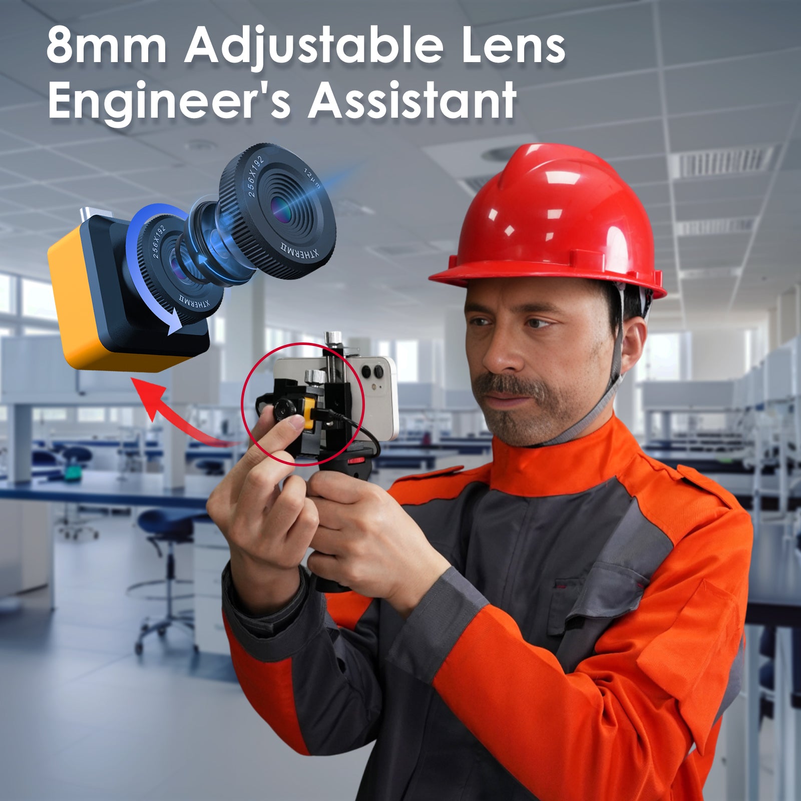 Thermal Master T2S Pro, 8mm Macro Temperature Measurement Master