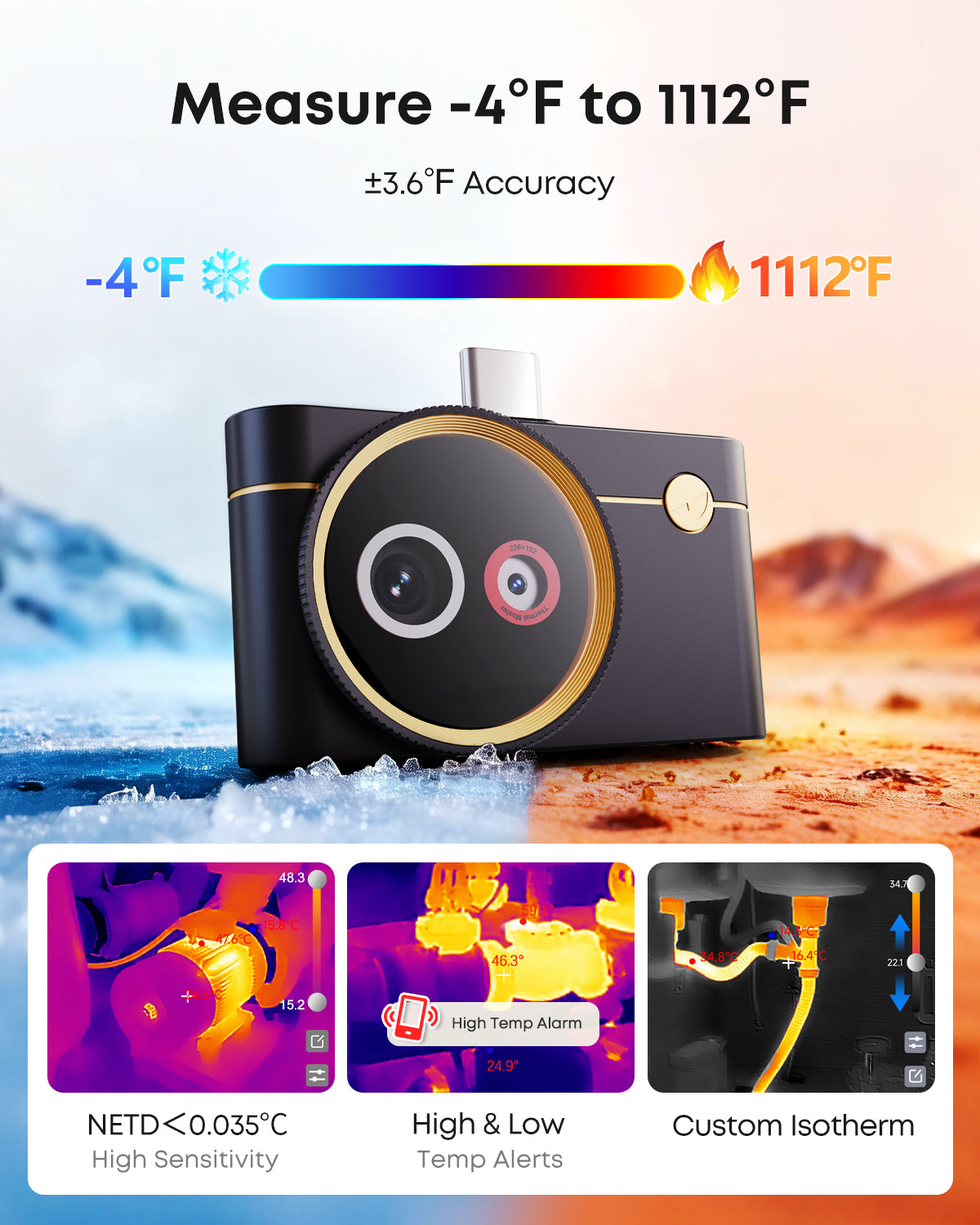 P4, AI Dual-Lens Thermal Camera