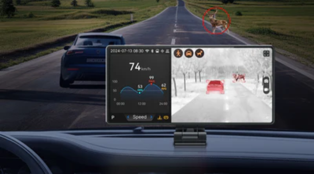 Installing a car night vision system in the vehicle.