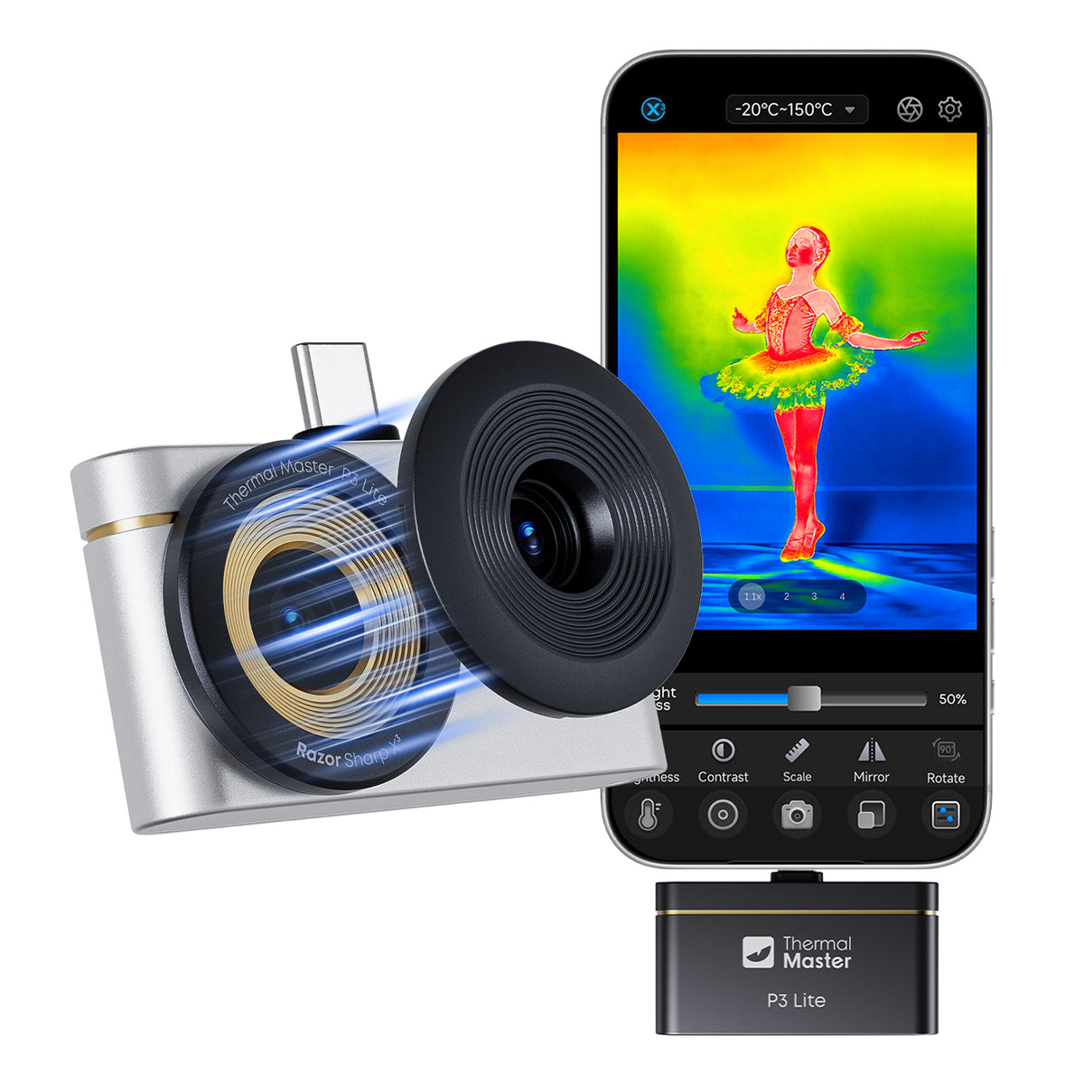 P3 Lite Thermal Camera for iPhone & Android | Beyond Clear