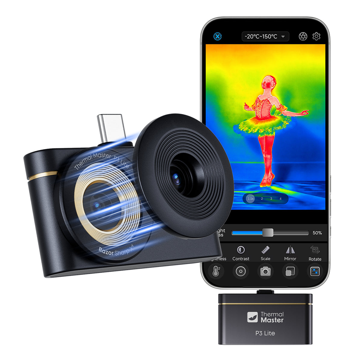 P3 Lite Thermal Camera for iPhone & Android | Beyond Clear