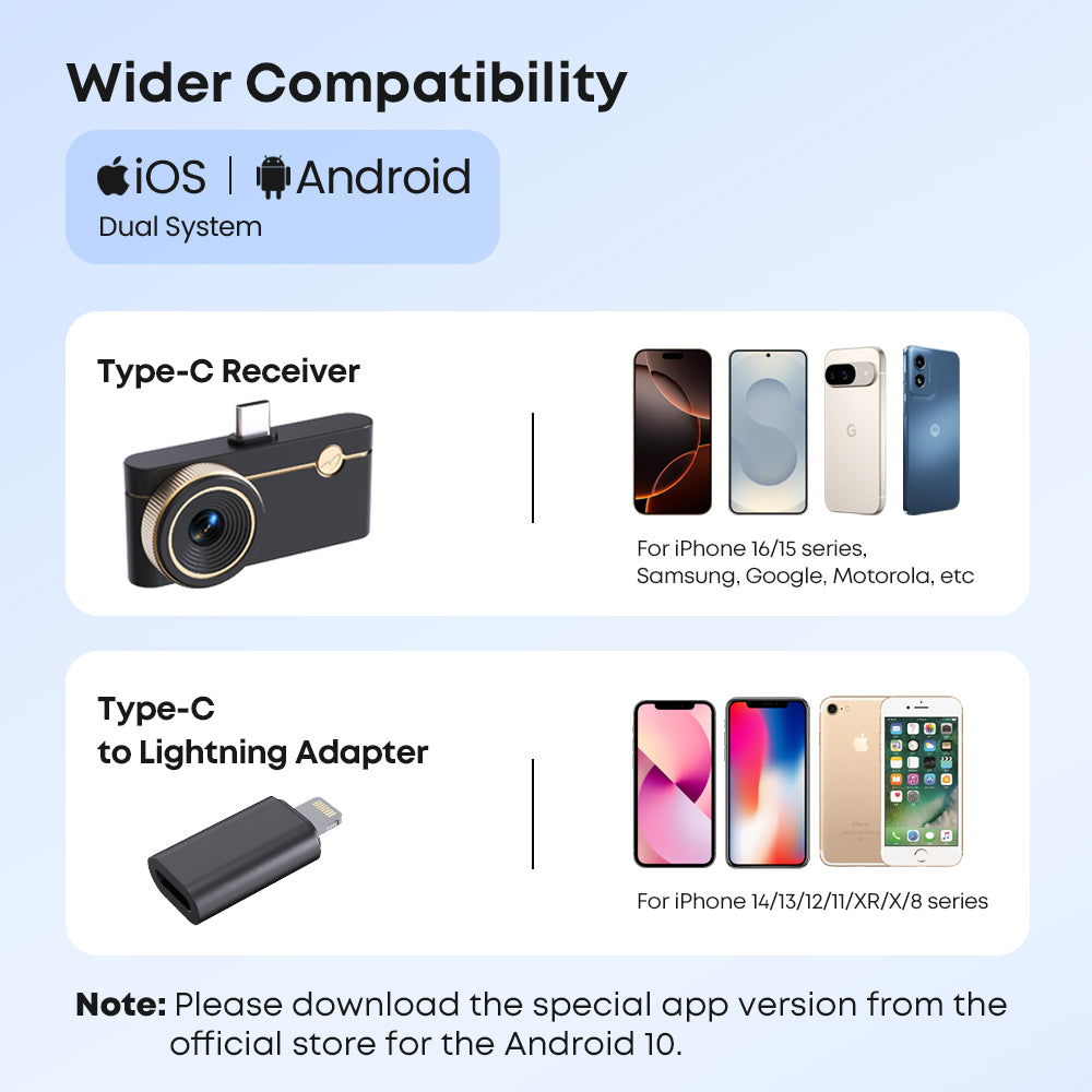 P3 Thermal Camera for iPhone and android