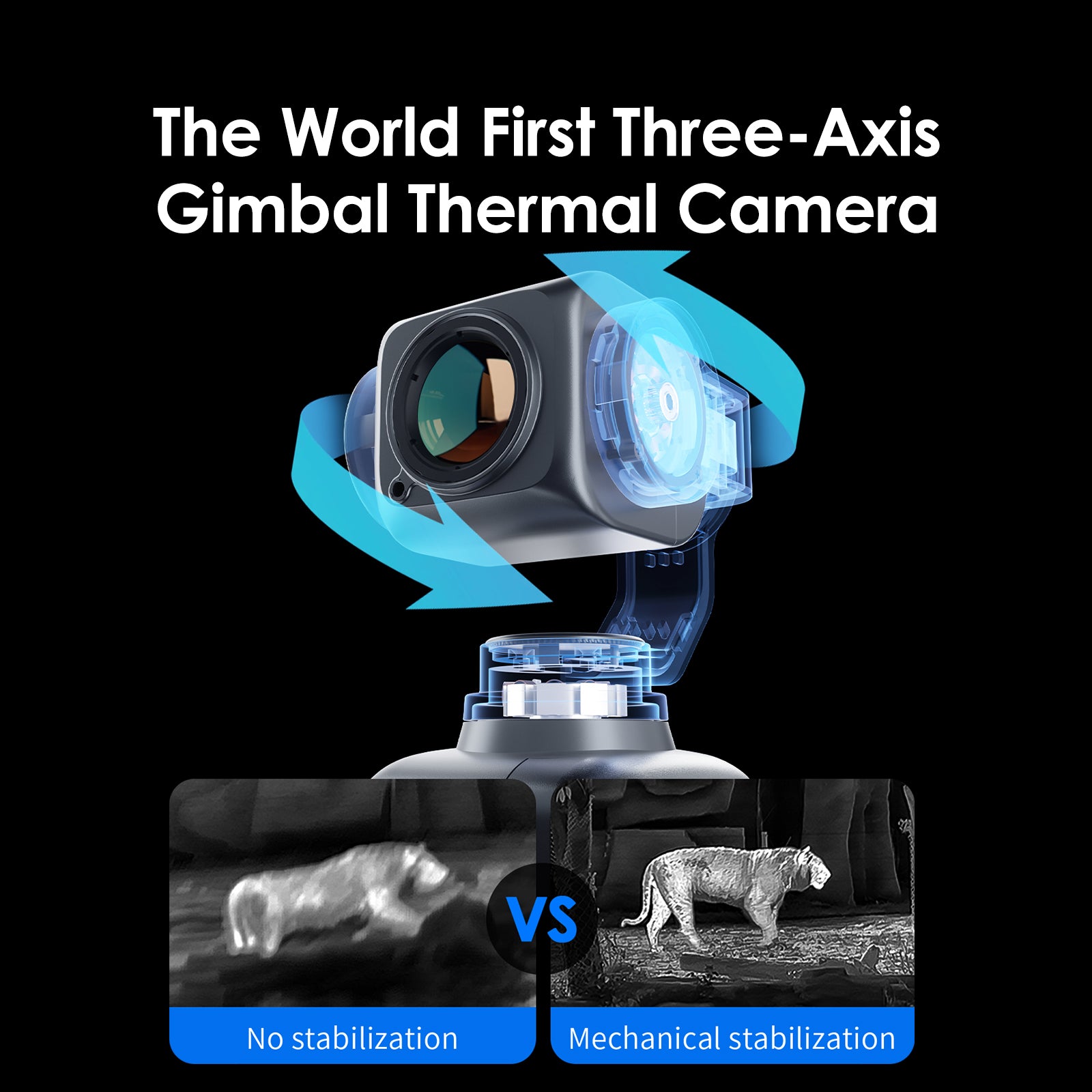 Thermal Master Knight, The World First Gimbal Thermal Camera