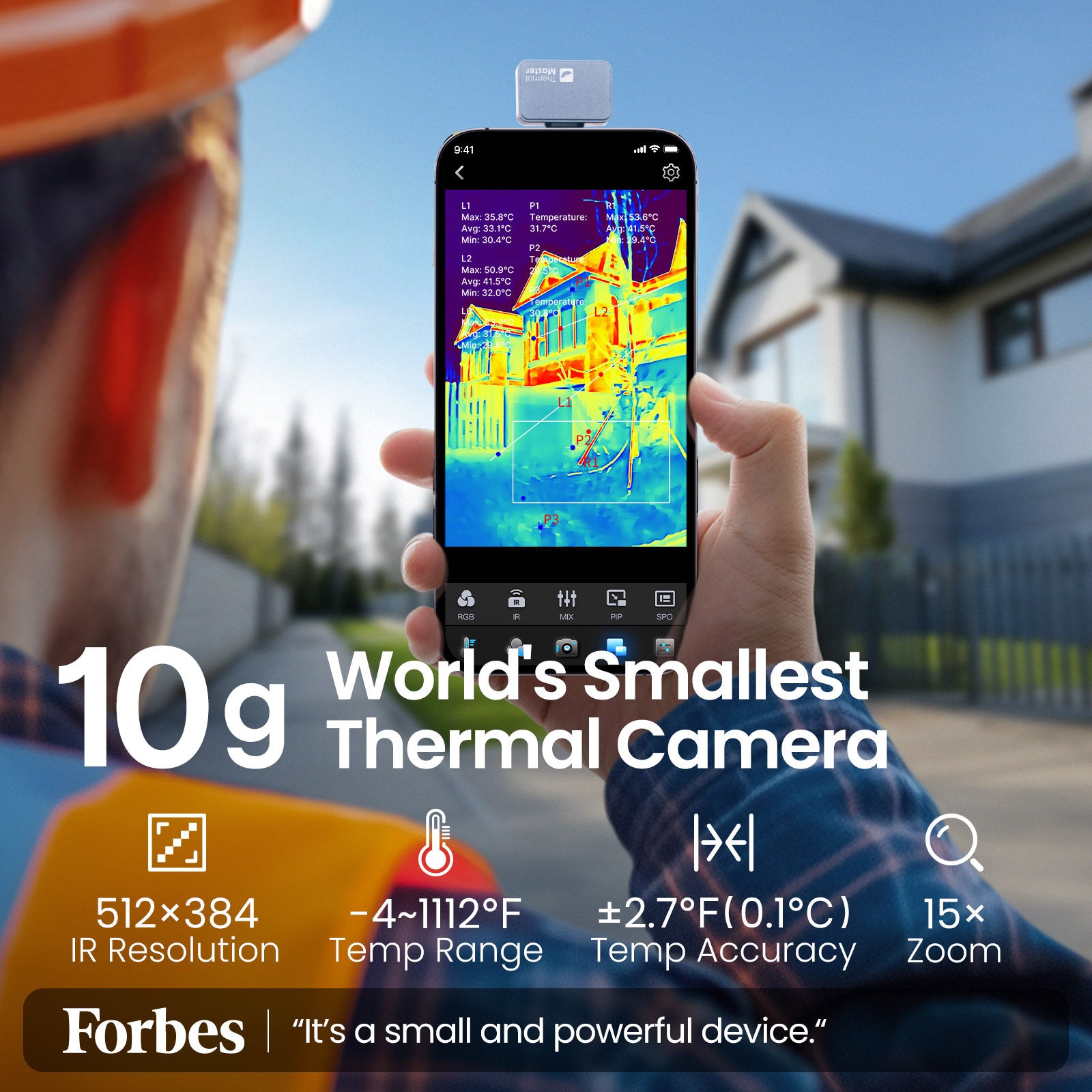 Thermal Master P2, World's Smallest Thermal Camera (Android ONLY)