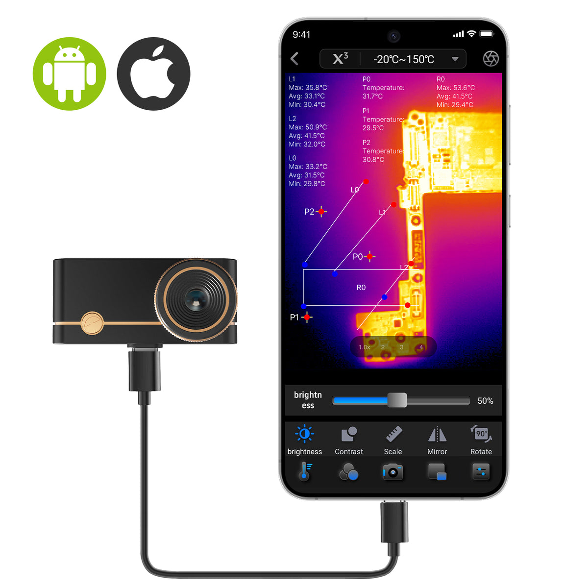 PCB Thermal Camera - Thermal Master P3 | PCB Master