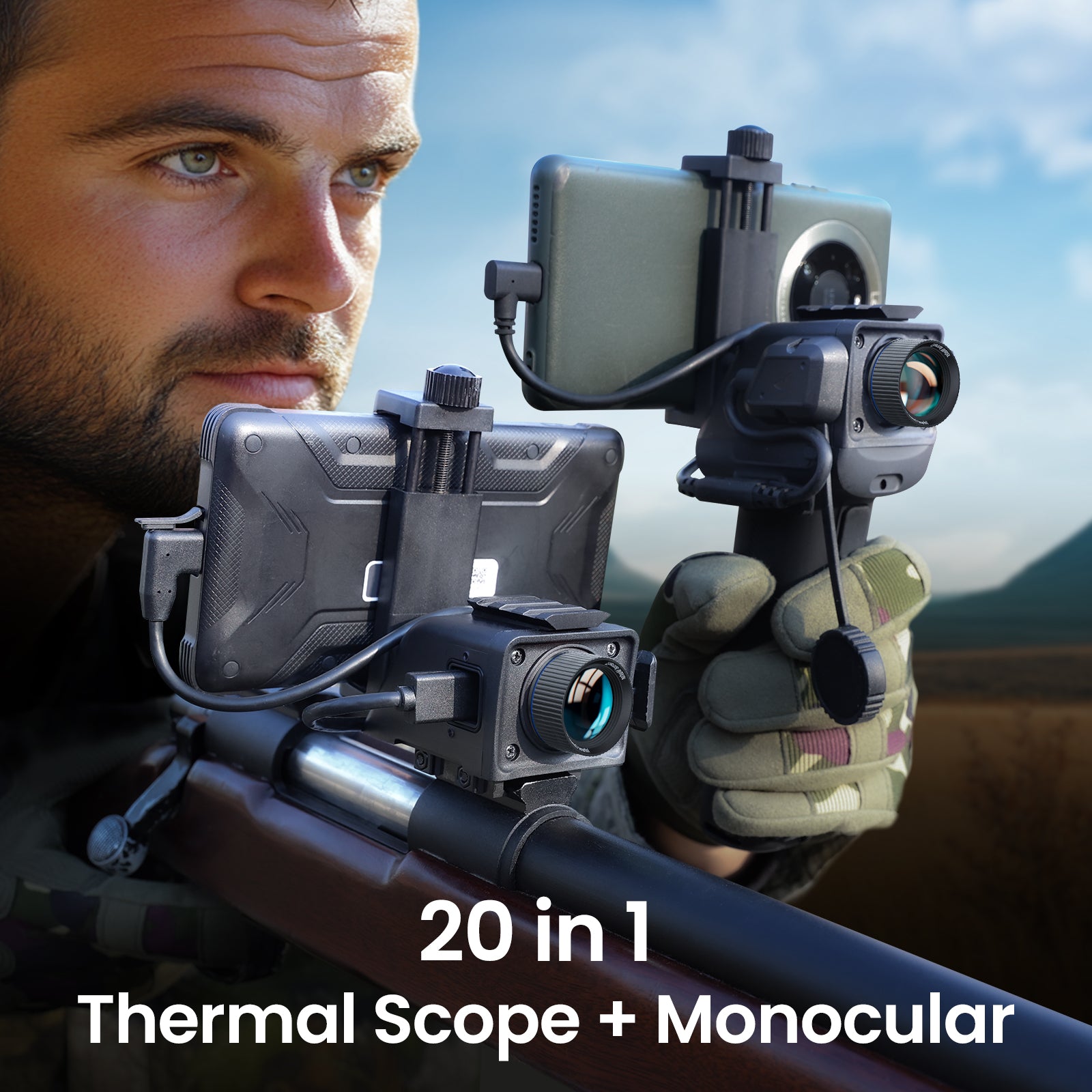 Thermal Master T2 Max, 1600 Yards Thermal Hunting Scope