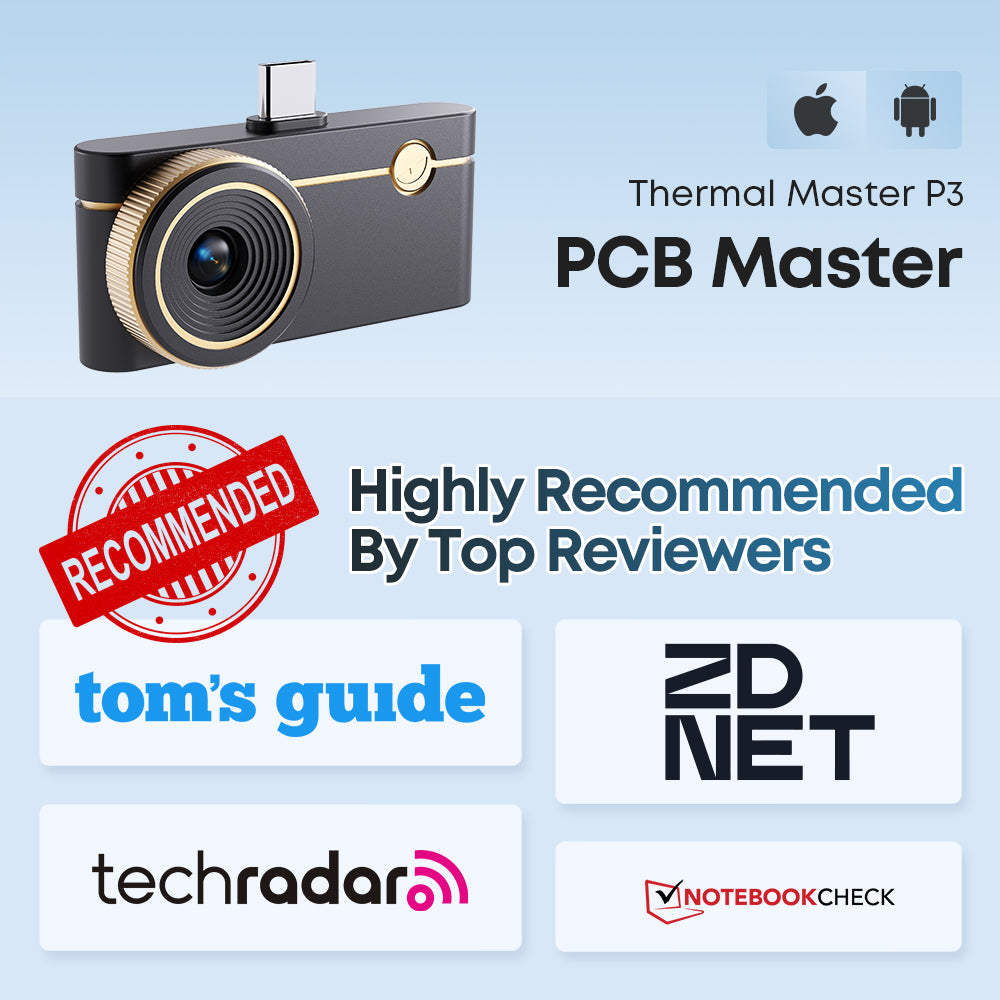 Thermal Master P3, PCB Thermal Camera